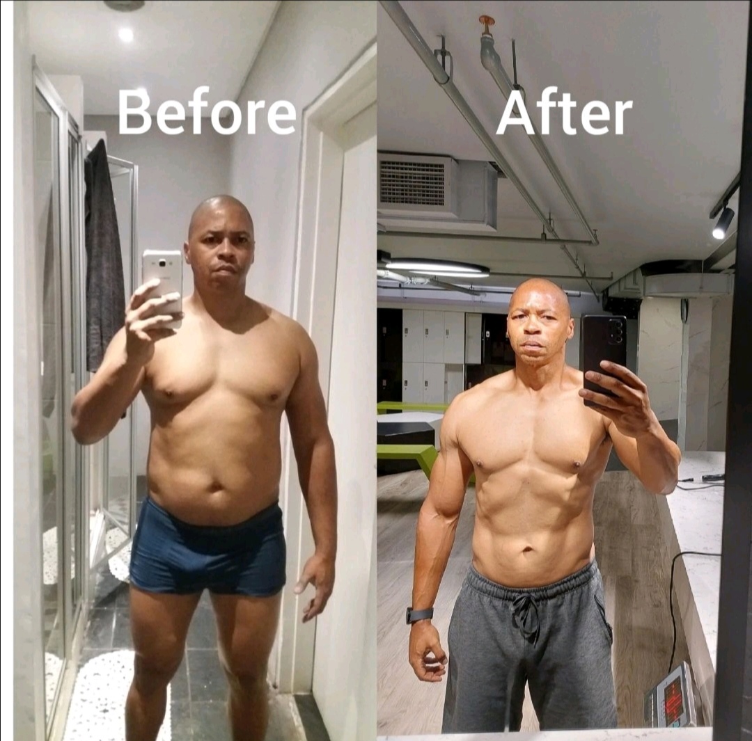 Before and after result 1
